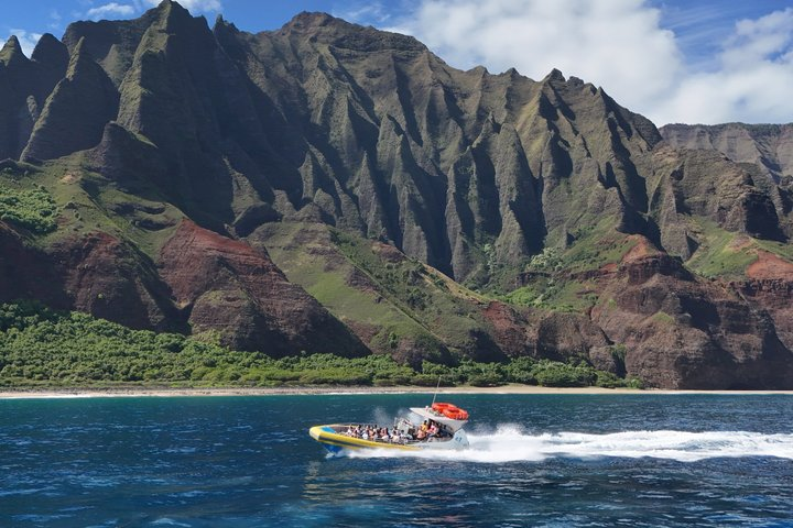 Kauai: Na Pali Coast Super Raft Snorkel Adventure - Photo 1 of 21